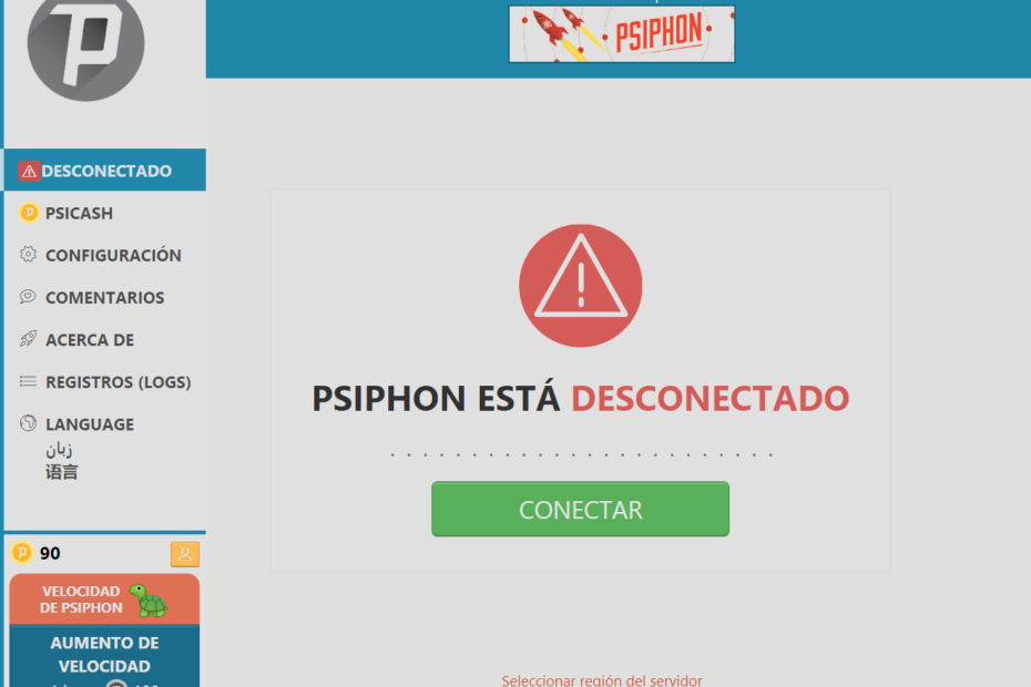 Psiphon for Windows VPN – SSH Proxy – Bypass censorship 3